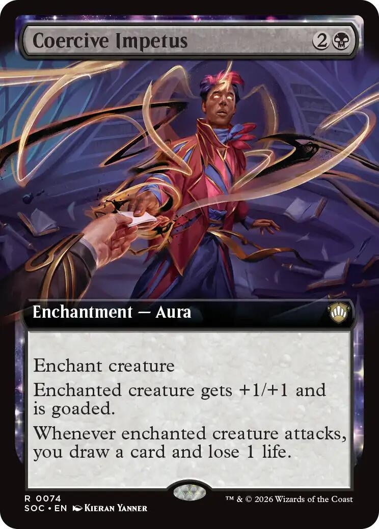 Coercive Impetus (Extended Art) (74) (Secrets of Strixhaven)