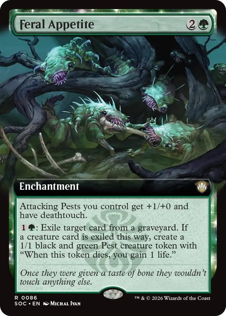 Feral Appetite (Extended Art) (86) (Secrets of Strixhaven)