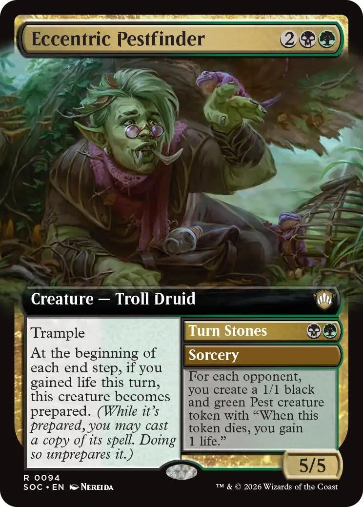 Eccentric Pestfinder (Extended Art) (94) (Secrets of Strixhaven)