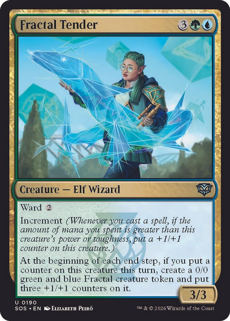 Image for Fractal Tender (190) (Secrets of Strixhaven) - Magic: The Gathering