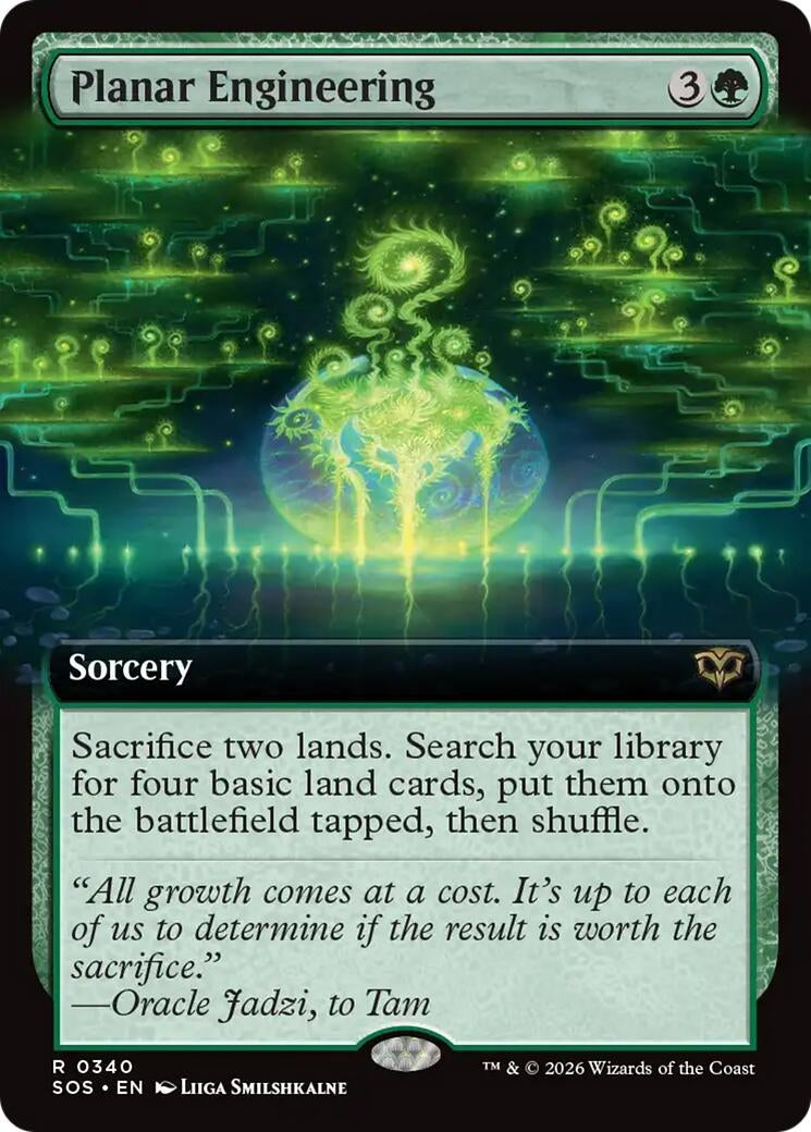 Planar Engineering (Extended Art) (340) (Secrets of Strixhaven)