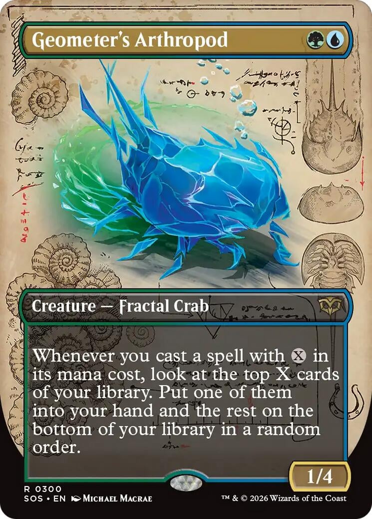 Geometer's Arthropod (Borderless) (300) (Secrets of Strixhaven)