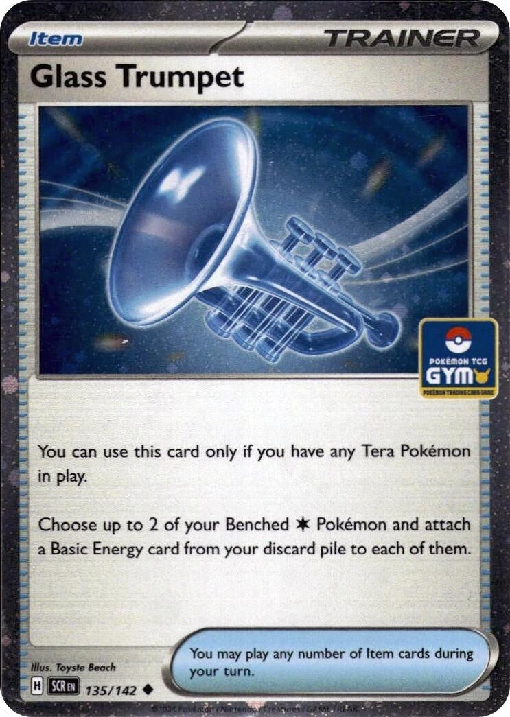 Image for Glass Trumpet (Gym Stamp Asia Exclusive) (135/142) (Miscellaneous Cards & Products) - Pokemon