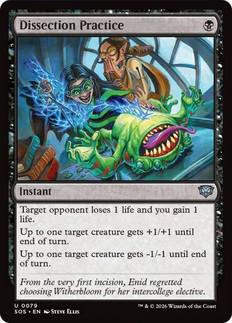 Image for Dissection Practice (79) (Secrets of Strixhaven) - Magic: The Gathering