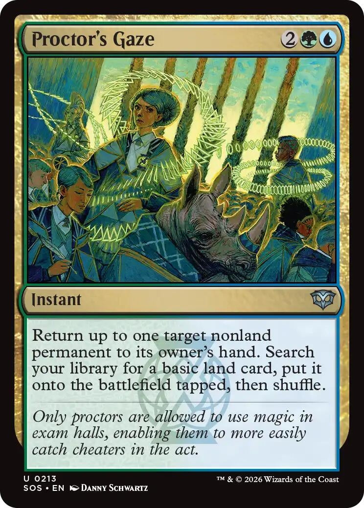 Image for Proctor's Gaze (213) (Secrets of Strixhaven) - Magic: The Gathering
