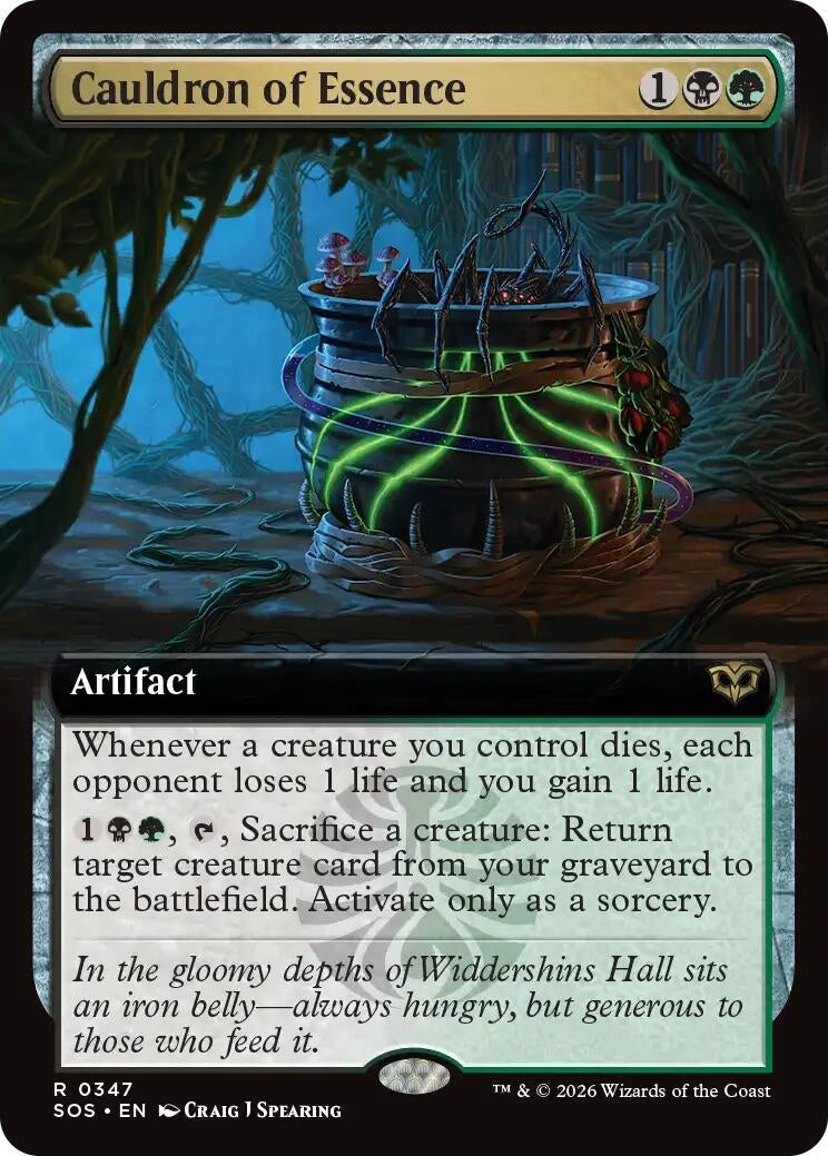 Cauldron of Essence (Extended Art) (347) (Secrets of Strixhaven)