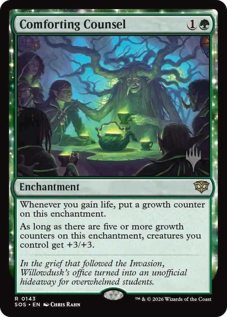 Image for Comforting Counsel (143) (Promo Pack: Secrets of Strixhaven) - Magic: The Gathering