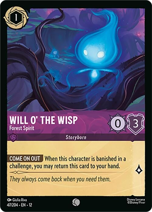 Image for Will o' the Wisp - Forest Spirit (47/204) (Wilds Unknown) - Disney Lorcana