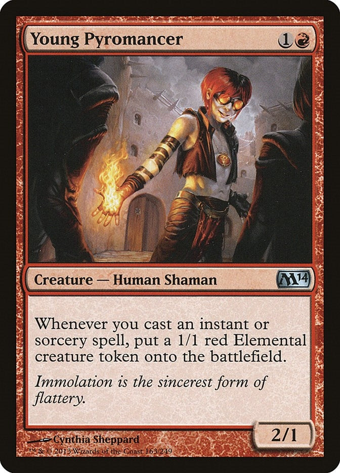 Image for Young Pyromancer (163) - Magic: The Gathering