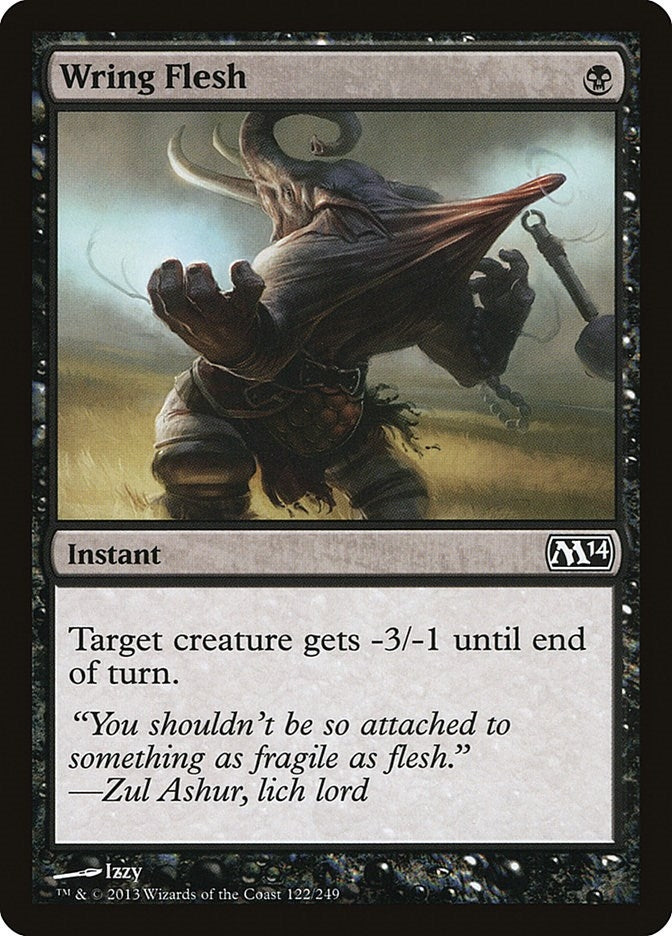 Image for Wring Flesh (122) - Magic: The Gathering