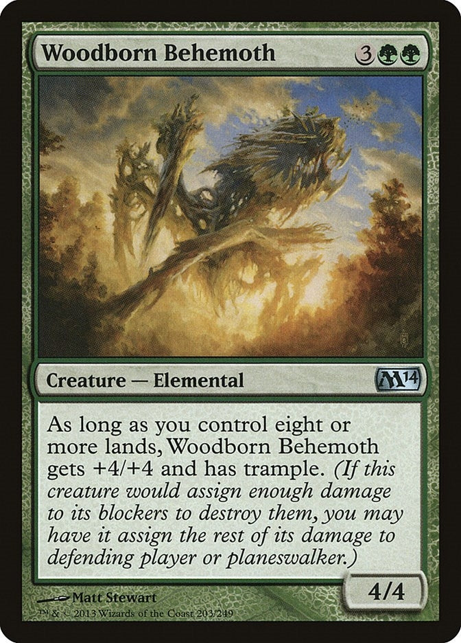 Image for Woodborn Behemoth (203) - Magic: The Gathering