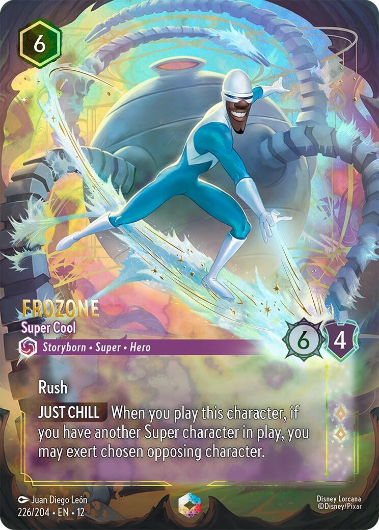 Image for Frozone - Super Cool (Enchanted) (226/204) (Wilds Unknown) - Disney Lorcana