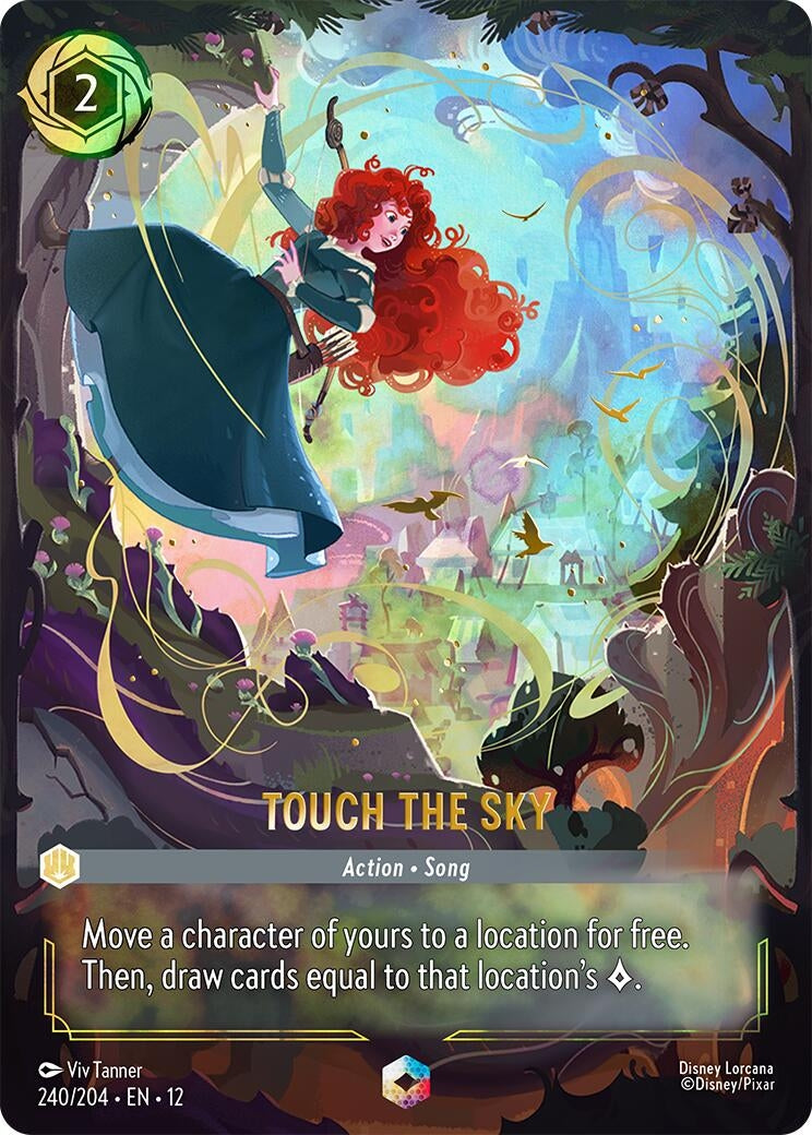 Image for Touch the Sky (Enchanted) (240/204) (Wilds Unknown) - Disney Lorcana