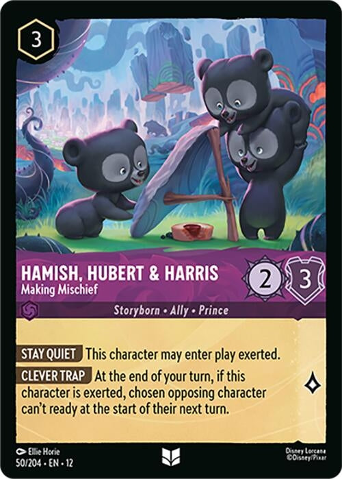 Image for Hamish, Hubert & Harris - Making Mischief (50/204) (Wilds Unknown) - Disney Lorcana
