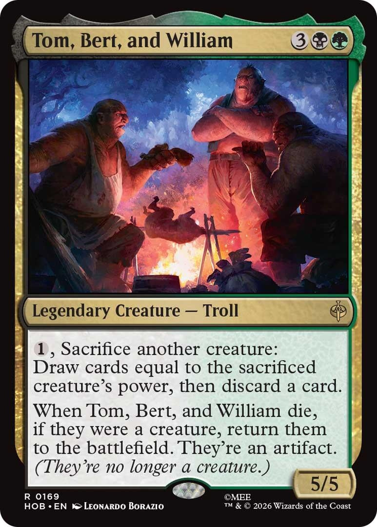 Image for Tom, Bert, and William (169) (The Hobbit) - Magic: The Gathering