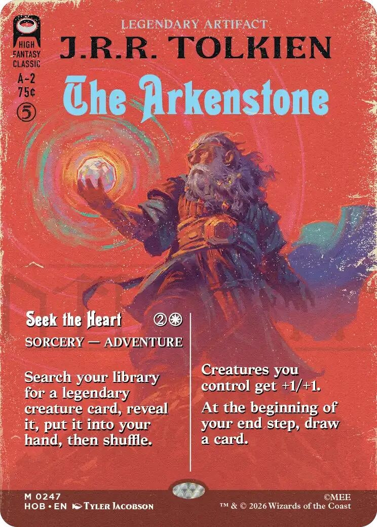 Image for The Arkenstone (Borderless) (247) (The Hobbit) - Magic: The Gathering