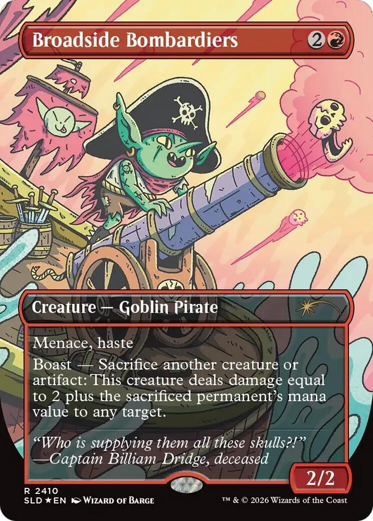 Image for Broadside Bombardiers (2410) (Secret Lair Drop Series) - Magic: The Gathering