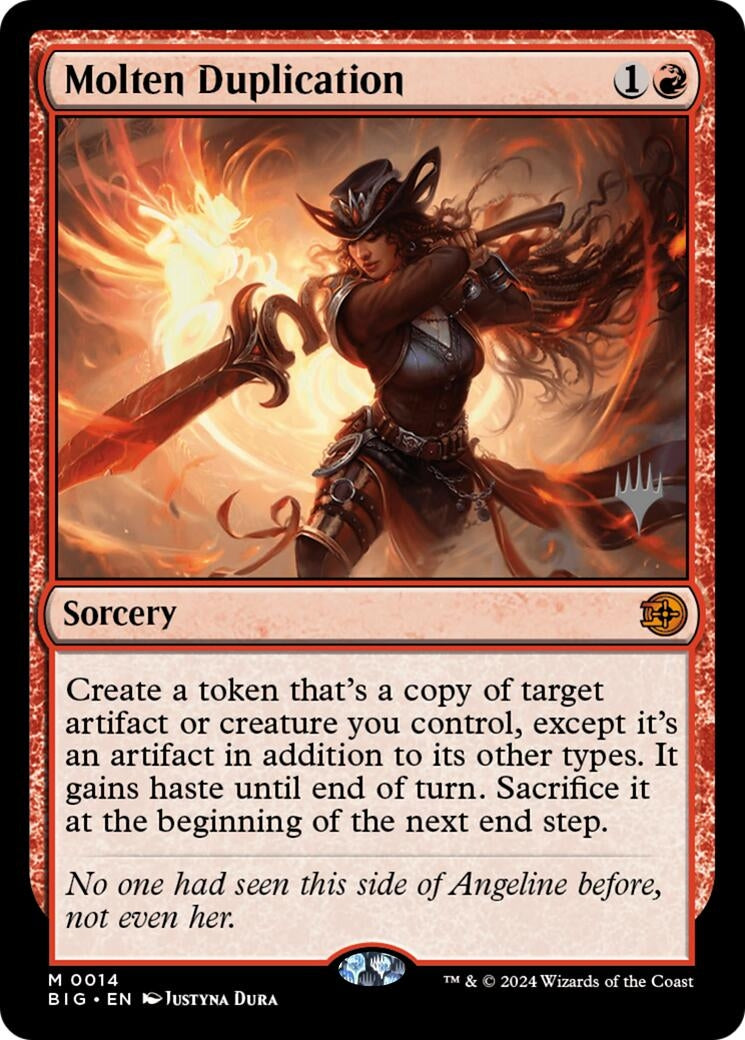Image for Molten Duplication (14) (Promo Pack: Secrets of Strixhaven) - Magic: The Gathering