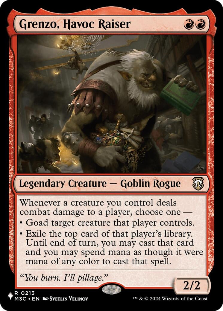 Image for Grenzo, Havoc Raiser (213) (The List Reprints) - Magic: The Gathering