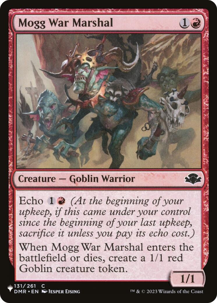 Image for Mogg War Marshal (DMR) (131) (The List Reprints) - Magic: The Gathering