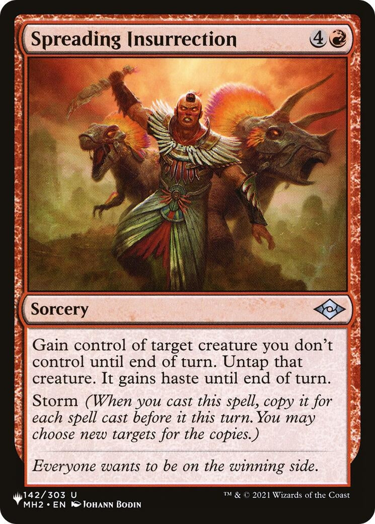 Image for Spreading Insurrection (142) (The List Reprints) - Magic: The Gathering