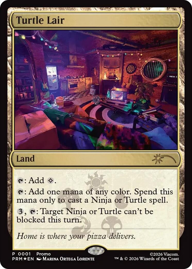 Image for Turtle Lair (Costco Bundle) (1) (Unique and Miscellaneous Promos) - Magic: The Gathering