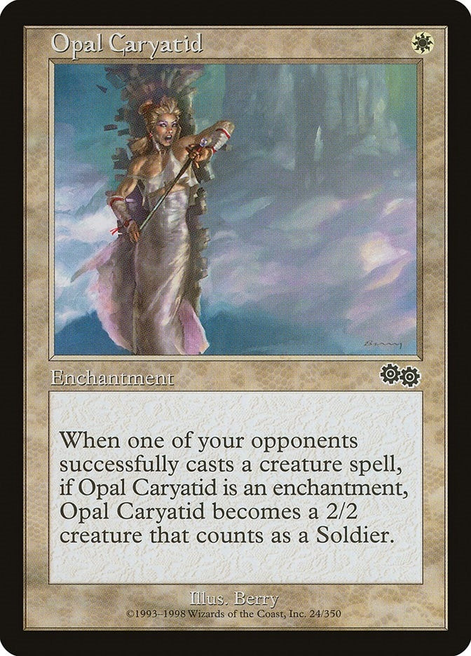 Opal Caryatid (24) (Urza's Saga)