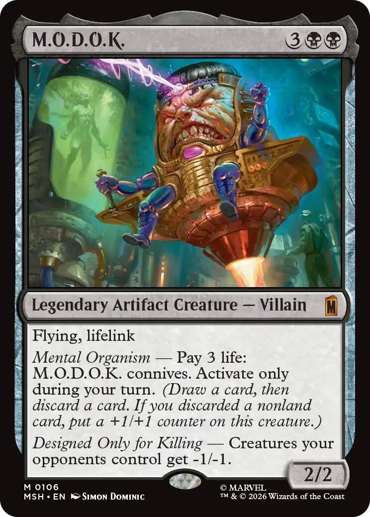 Image for M.O.D.O.K. (106) (Marvel Super Heroes) - Magic: The Gathering