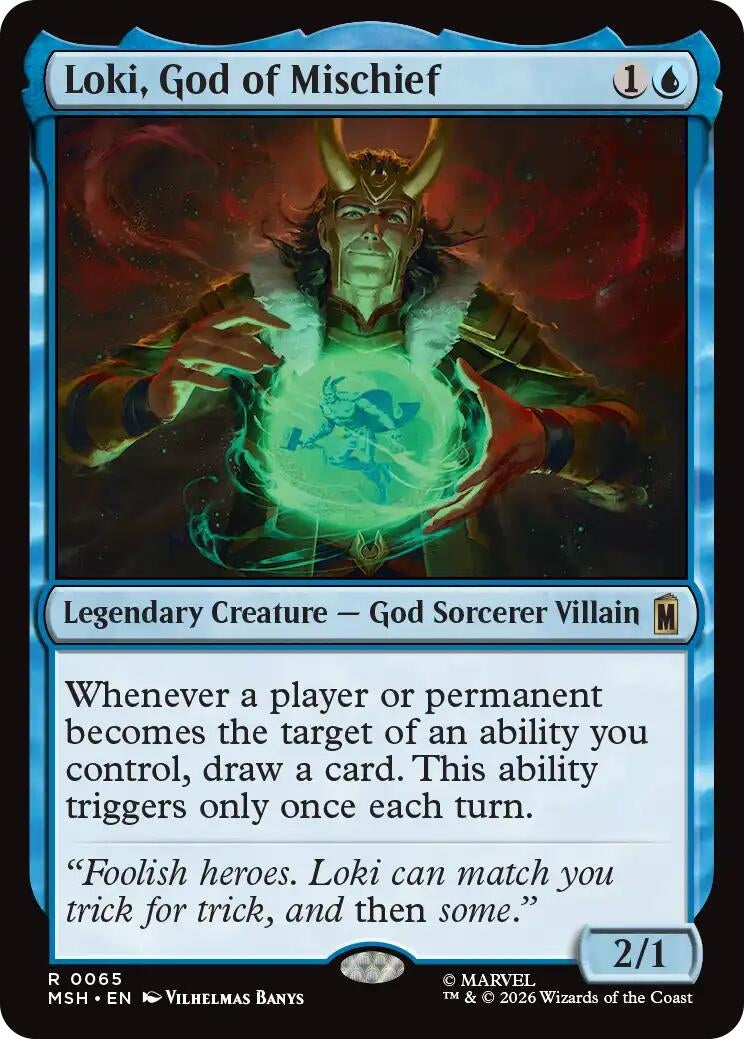 Image for Loki, God of Mischief (65) (Marvel Super Heroes) - Magic: The Gathering