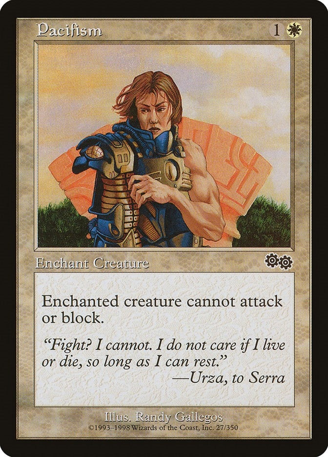 Pacifism (27) (Urza's Saga)