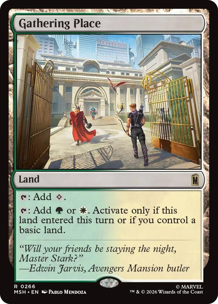 Image for Gathering Place (266) (Marvel Super Heroes) - Magic: The Gathering