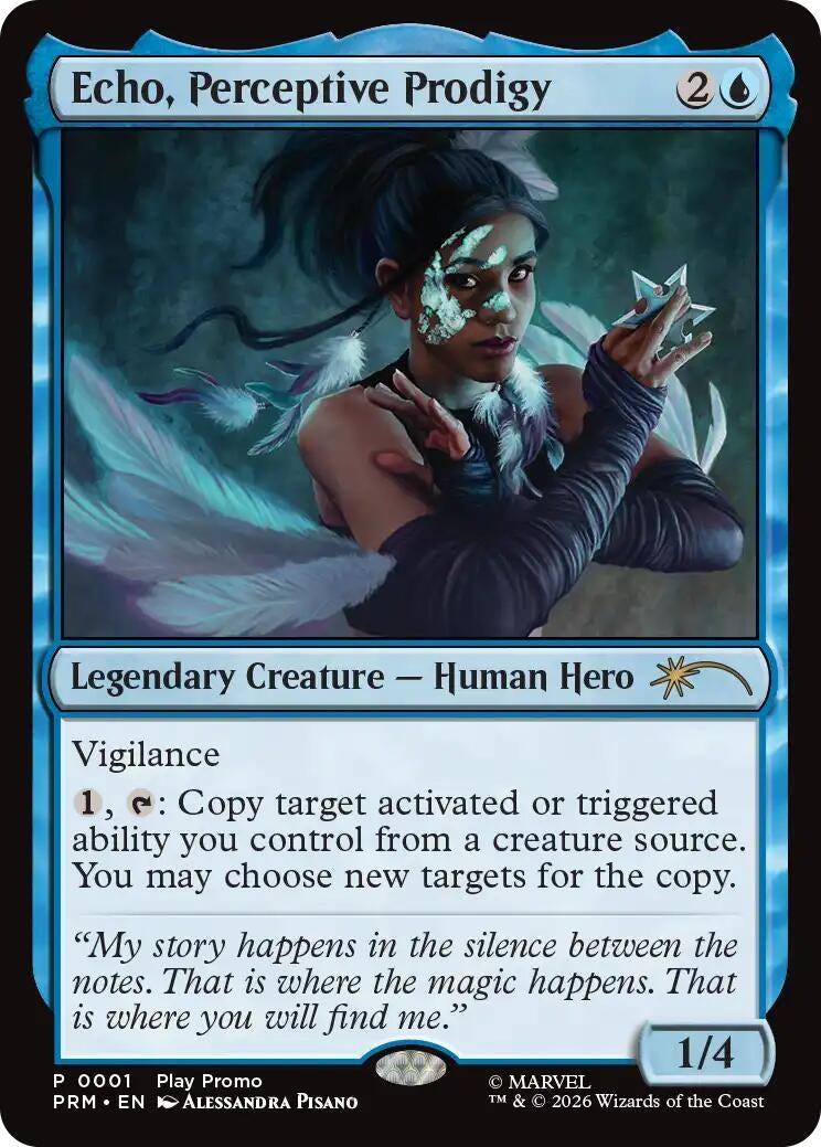 Image for Echo, Perceptive Prodigy (1) (Standard Showdown Promos) (SSP) - Magic: The Gathering