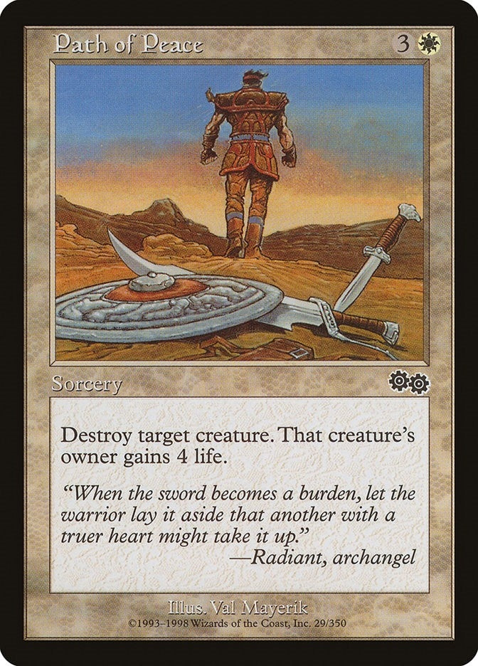 Path of Peace (29) (Urza's Saga)