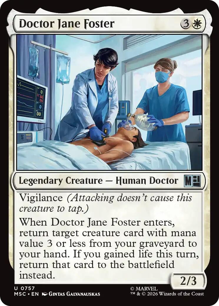 Image for Doctor Jane Foster (757) (Commander: Marvel Super Heroes) - Magic: The Gathering