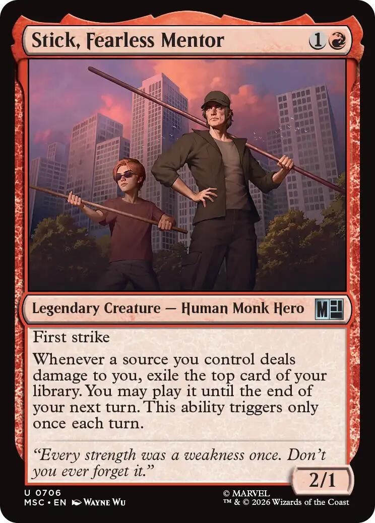Stick, Fearless Mentor (706) (Marvel Super Heroes)