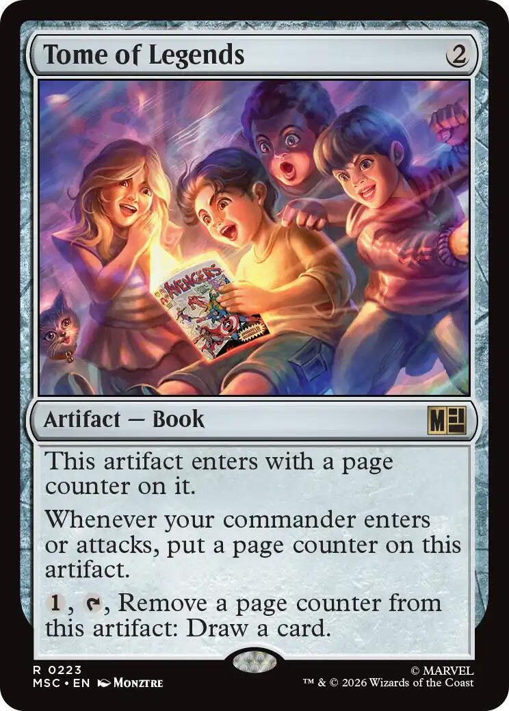 Image for Tome of Legends (223) (Commander: Marvel Super Heroes) - Magic: The Gathering