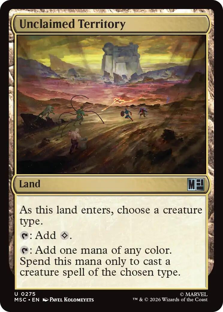 Image for Unclaimed Territory (275) (Commander: Marvel Super Heroes) - Magic: The Gathering