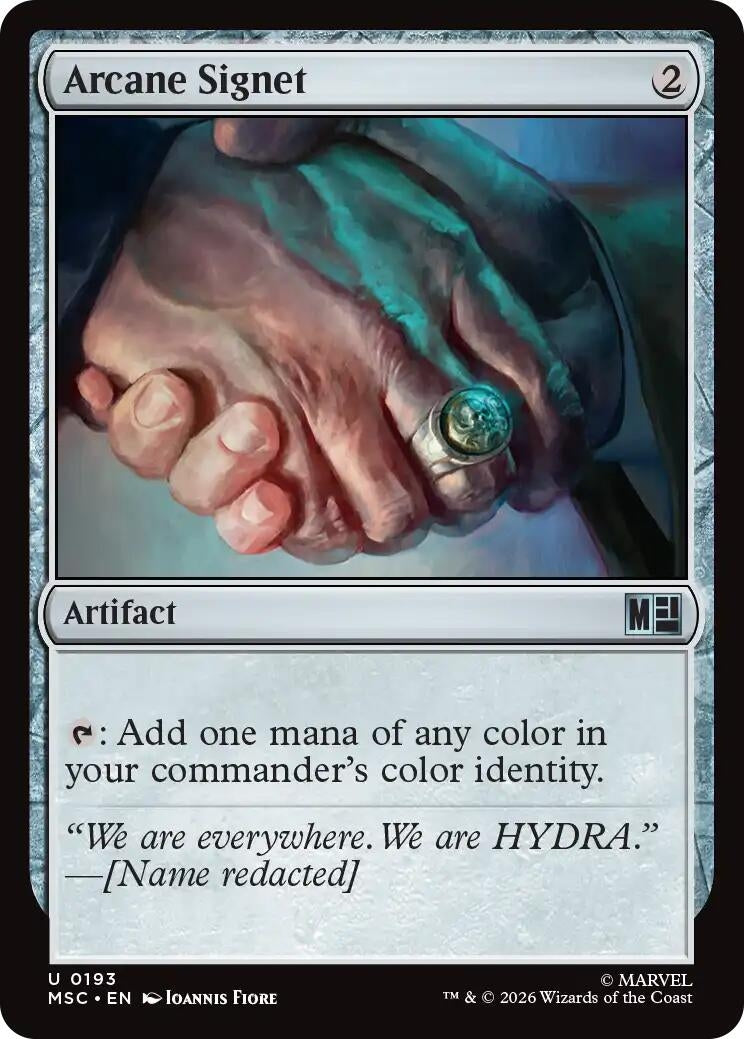 Image for Arcane Signet (0193) (193) (Commander: Marvel Super Heroes) - Magic: The Gathering
