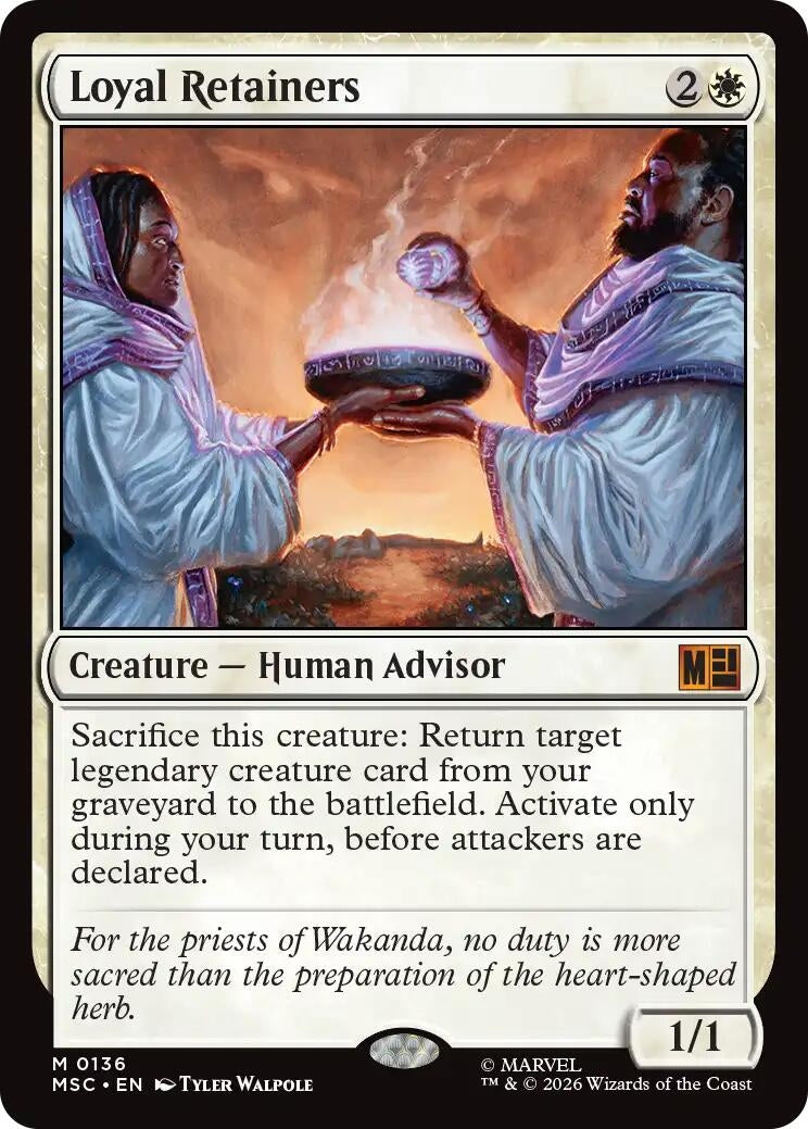 Image for Loyal Retainers (136) (Commander: Marvel Super Heroes) - Magic: The Gathering