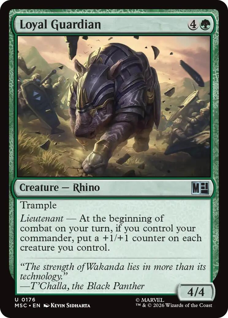Image for Loyal Guardian (176) (Commander: Marvel Super Heroes) - Magic: The Gathering