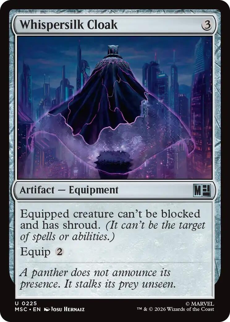Image for Whispersilk Cloak (225) (Commander: Marvel Super Heroes) - Magic: The Gathering