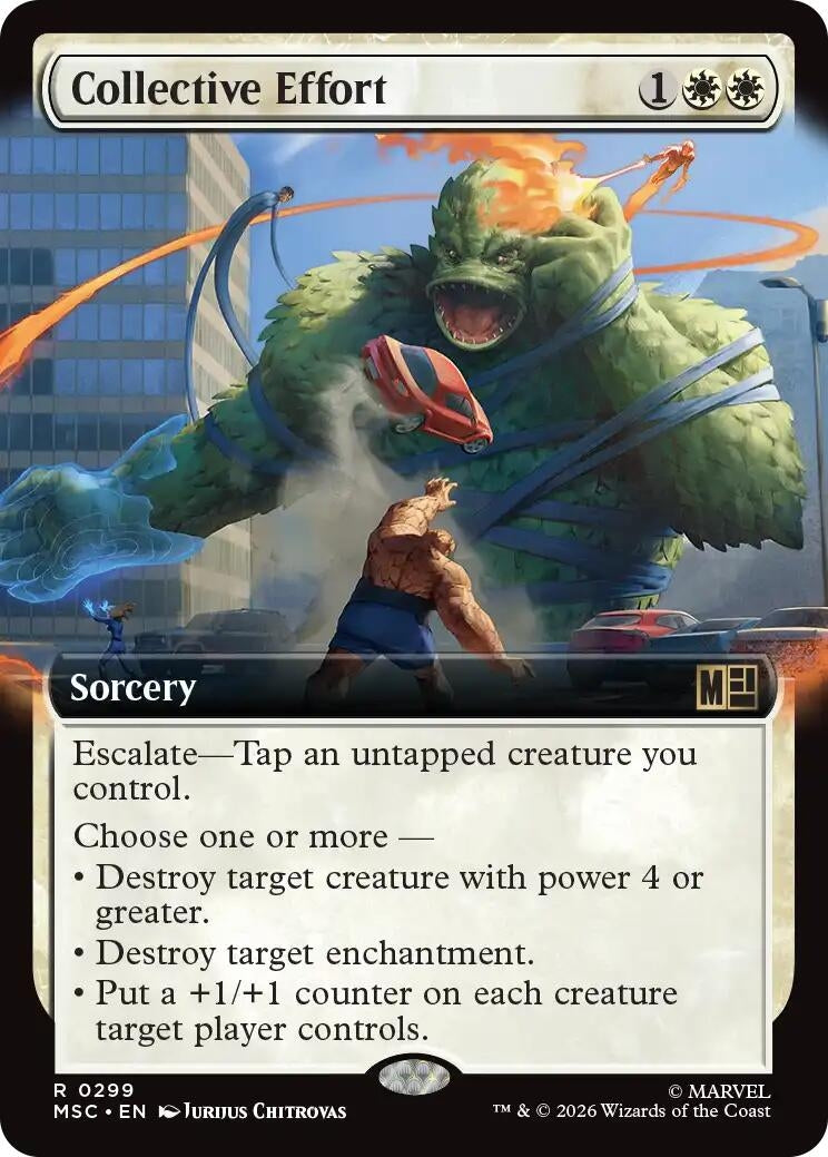 Collective Effort (Extended Art) (299) (Marvel Super Heroes)