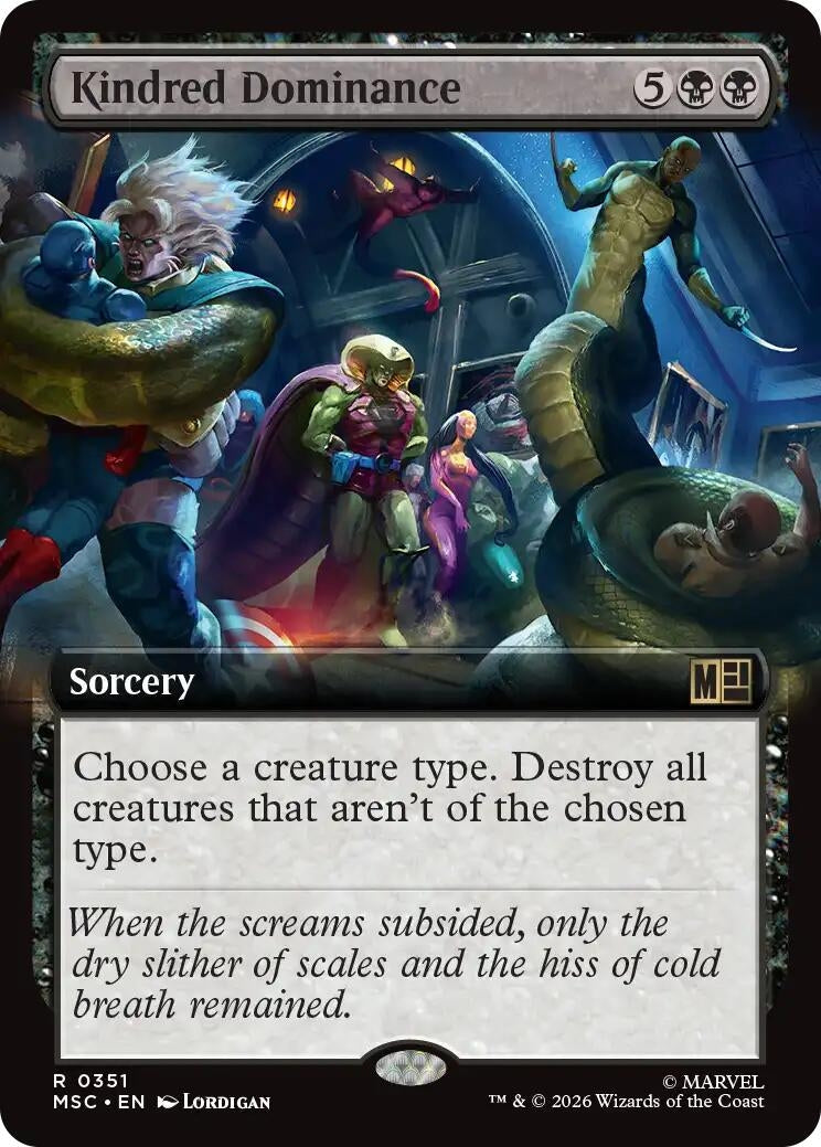 Image for Kindred Dominance (Extended Art) (351) (Commander: Marvel Super Heroes) - Magic: The Gathering