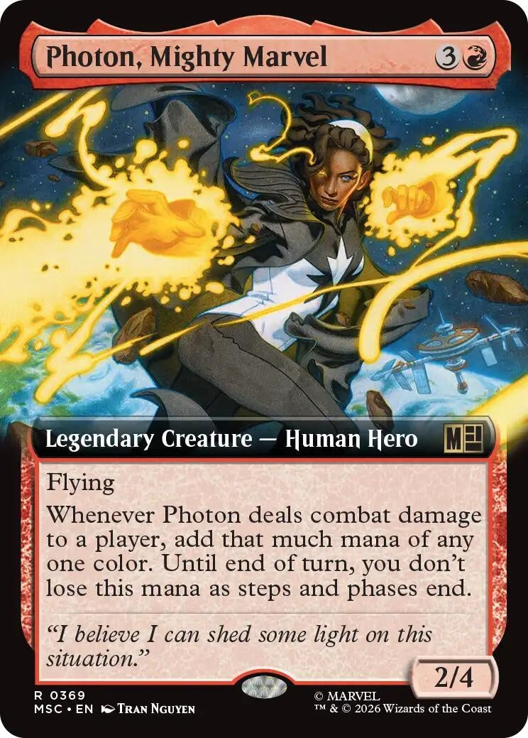 Image for Photon, Mighty Marvel (Extended Art) (369) (Commander: Marvel Super Heroes) - Magic: The Gathering