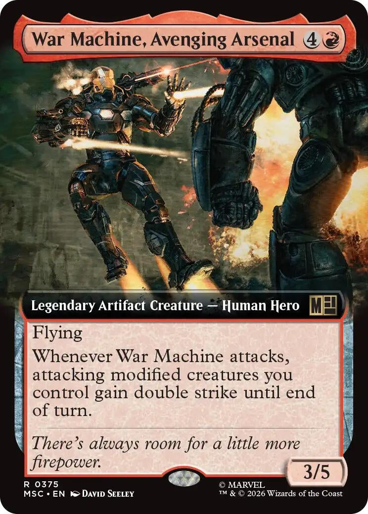 War Machine, Avenging Arsenal (Extended Art) (375) (Marvel Super Heroes)
