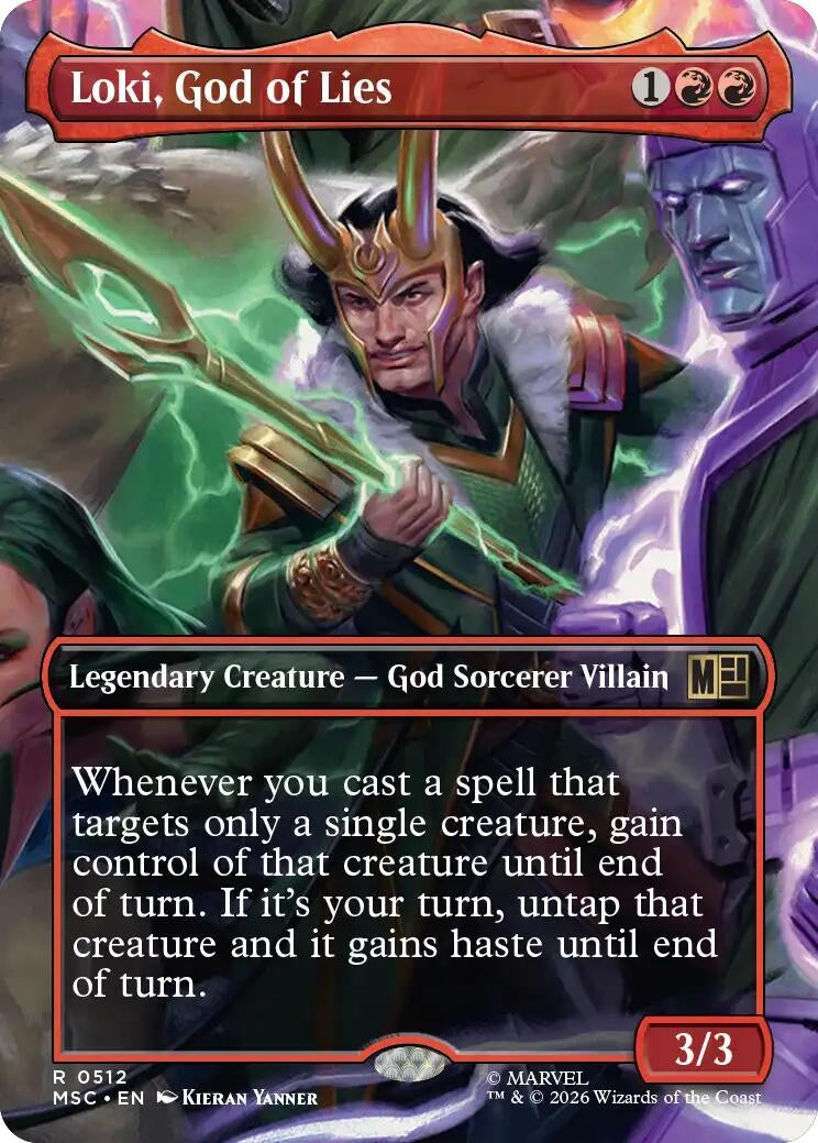 Loki, God of Lies (Borderless) (512) (Marvel Super Heroes)
