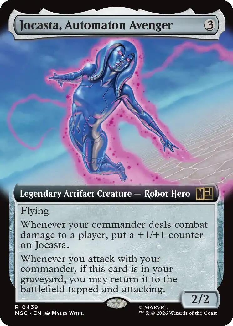 Image for Jocasta, Automaton Avenger (Extended Art) (439) (Commander: Marvel Super Heroes) - Magic: The Gathering