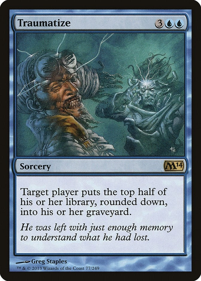 Image for Traumatize (77) - Magic: The Gathering