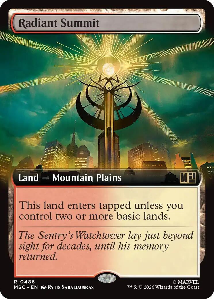 Radiant Summit (Extended Art) (486) (Marvel Super Heroes)