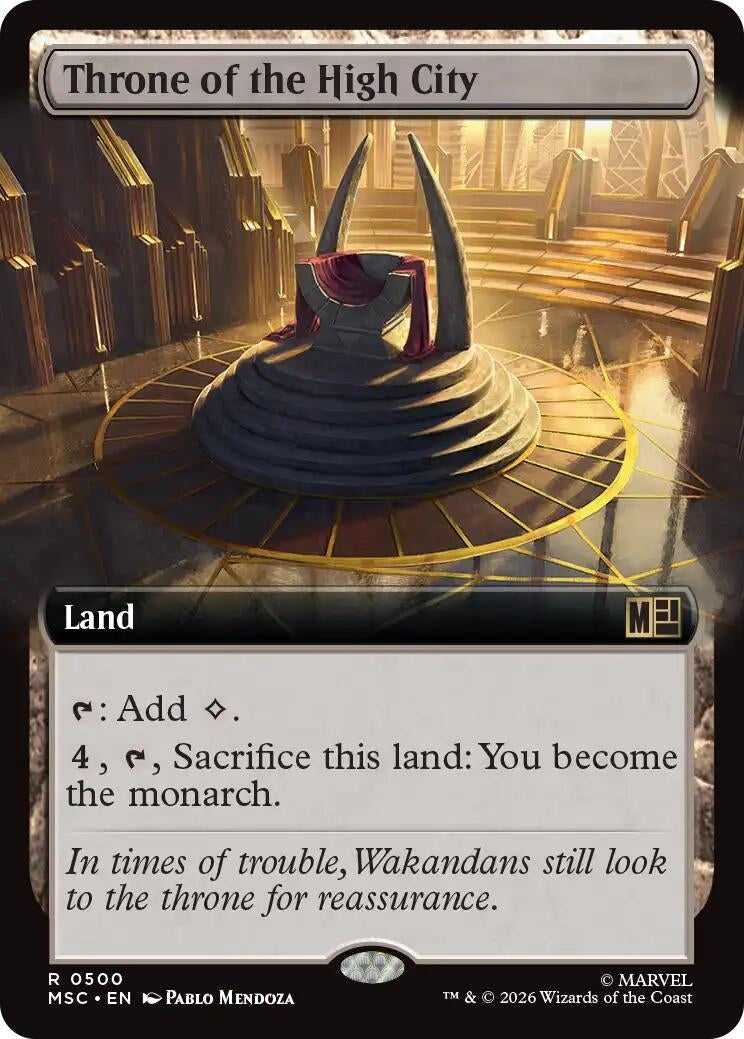 Image for Throne of the High City (Extended Art) (500) (Commander: Marvel Super Heroes) - Magic: The Gathering